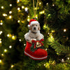 Pet In Santa Boot Christmas Ornament