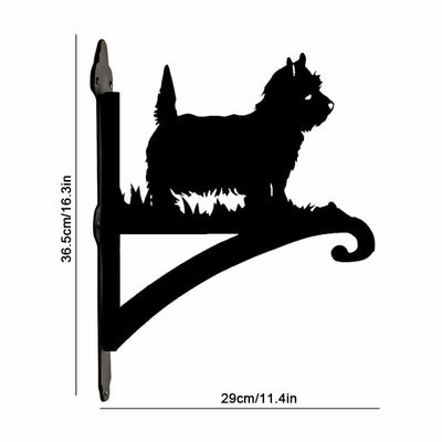 West Highland Terrier Metal Hanging Bracket Plant Stand PS013