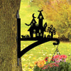 Haunted Castle Metal Hanging Bracket Plant Stand PS153