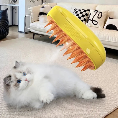 Rechargeable Steam Pet Brush for Pet Bathing