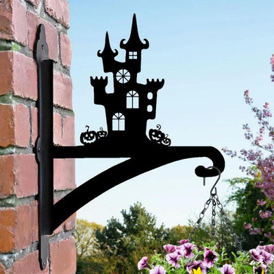 Halloween Haunted House Decor Metal Hanging Bracket Plant Stand PS170