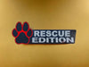 Rescue Paw Car Badge Laser Cutting Car Emblem CE053