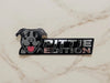 Smiling Pitbull Car Badge Laser Cutting Car Emblem CE054