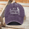 Retro It's 5 O'clock Somewhere Print Baseball Cap