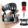 Denture Drill Bit Holder with 28 Bits Set