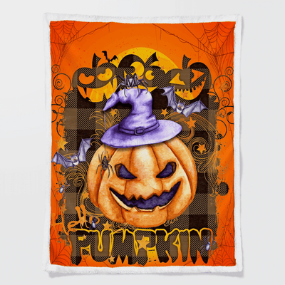 Pumpkin Boo Boo Halloween Blanket