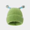 Winter Parent-Child Cute Glowing Little Monster Knit Hat