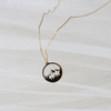 Mountain Forest Hollow Beautiful Plateau Round Necklace