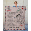 To My Husband - From Wife - A326 - Premium Blanket
