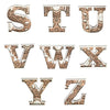 Wooden Alphabet Carving Handcraft