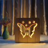 Butterfly Wooden Decorative Light