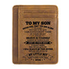 Mom To Son - Just Do Your Best - Card Wallet