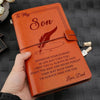 Enjoy The Ride - Engraved Leather Journal Notebook