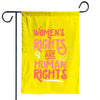 Feminist Women's Rights Are Human Rights Garden Flag