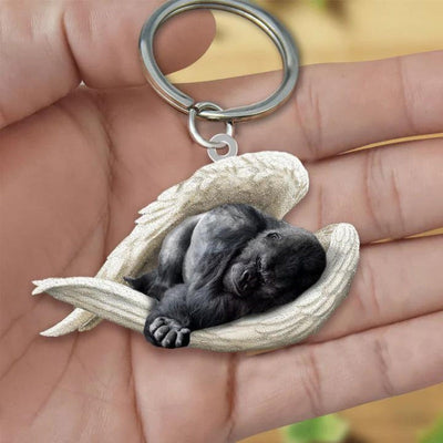 Sleeping Angel Acrylic Keychain Gorilla SA217