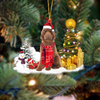 Goldendoodle Christmas Ornament SM027
