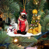 Siamese Cat Christmas Ornament SM138