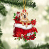 Boerboel In Gift Bag Christmas Ornament GB032