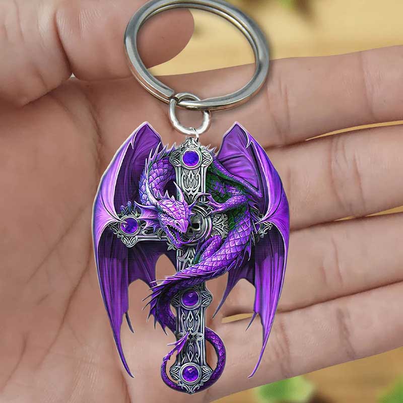 Gift For Dragon Lover Acrylic Keychain DK001
