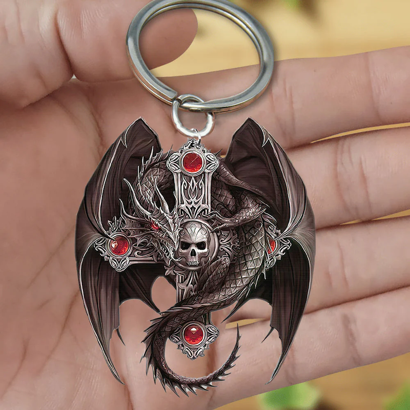 Gift For Dragon Lover Acrylic Keychain DK005