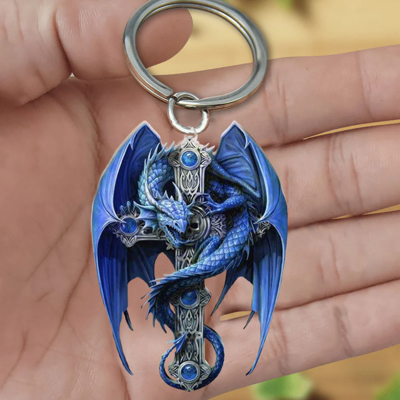 Gift For Dragon Lover Acrylic Keychain DK008