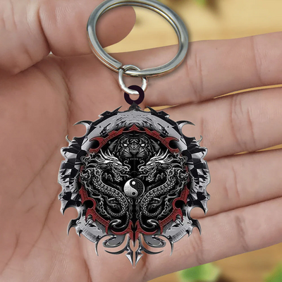 Gift For Dragon Lover Acrylic Keychain DK024
