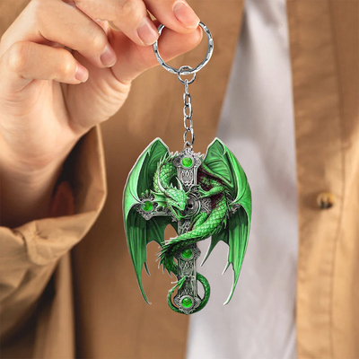 Gift For Dragon Lover Acrylic Keychain DK031