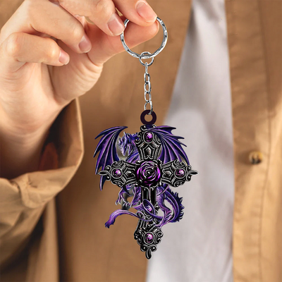 Gift For Dragon Lover Acrylic Keychain DK035
