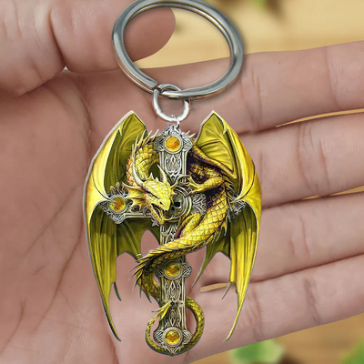 Gift For Dragon Lover Acrylic Keychain DK043
