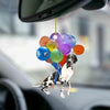 Great Dane Fly With Bubbles Car Hanging Ornament BC035