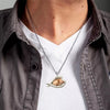 Goldendoodle Sleeping Angel Stainless Steel Necklace SN096