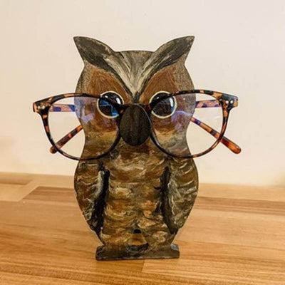 Handmade Glasses Stand Owl