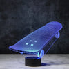 Skateboard 3D Illusion Lamp