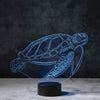 Turtle 3D Illusion Lamp