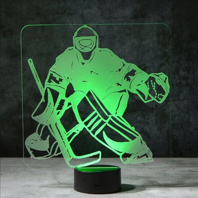 Hockey Goalie 3D Illusion Lamp