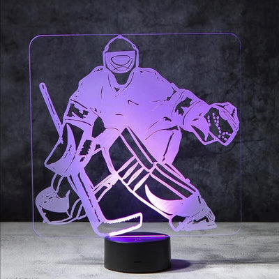 Hockey Goalie 3D Illusion Lamp