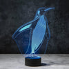Penguin 3D Illusion Lamp