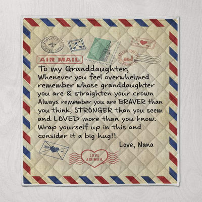 Nana To my Granddaughter - Quilt